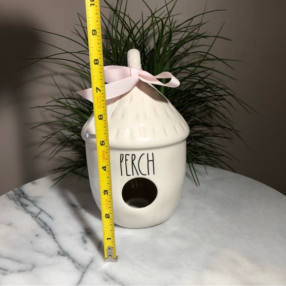 Rae Dunn 'Perch' Bird House Ceramic Handmade Nwt - Picture 6 of 7